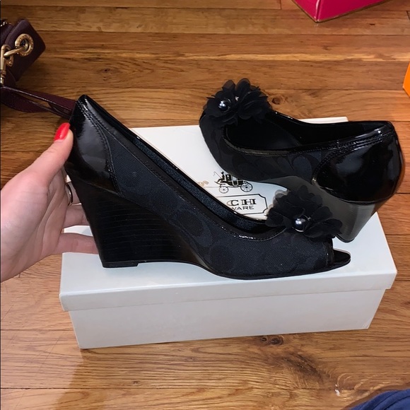 Coach wedges - Picture 1 of 2
